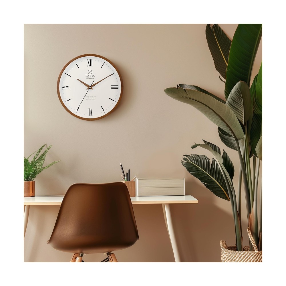 Roman Numeral Wall Clock – Quality Handmade Clock with Classic and Timeles