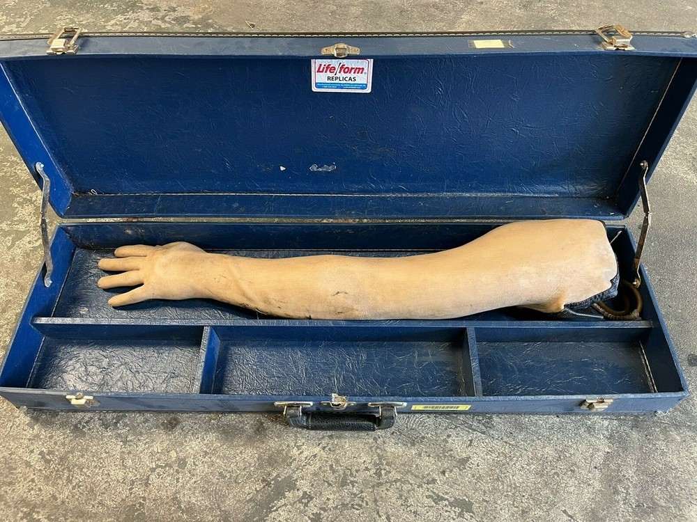 Nasco Life/Form Phlebotomy IV Injectable Training Arm With Case