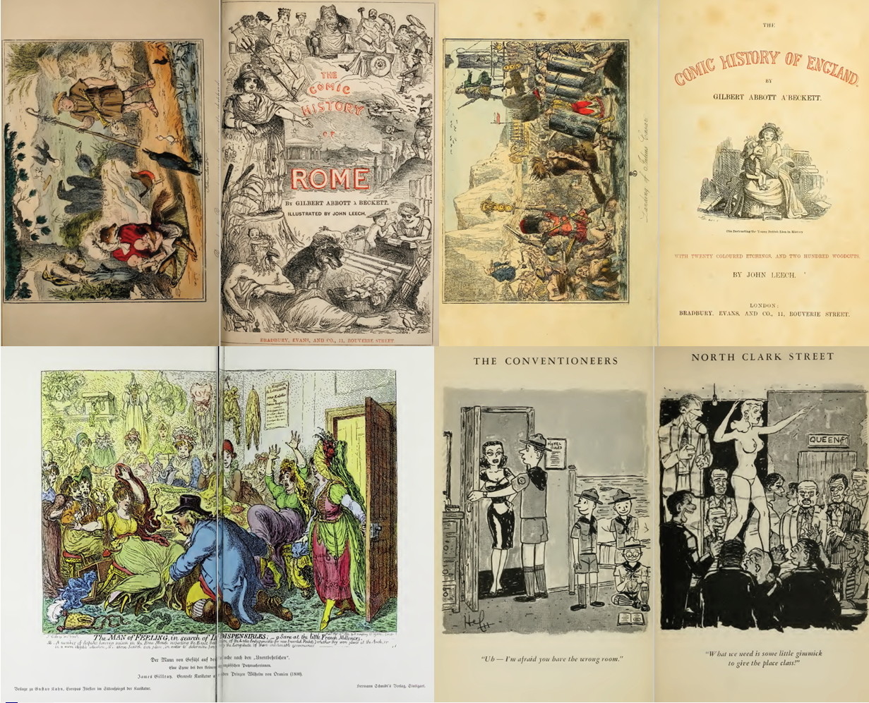 Caricature Cartoon Drawing Moving Animations Humor Art - 231 Old Books on DVD