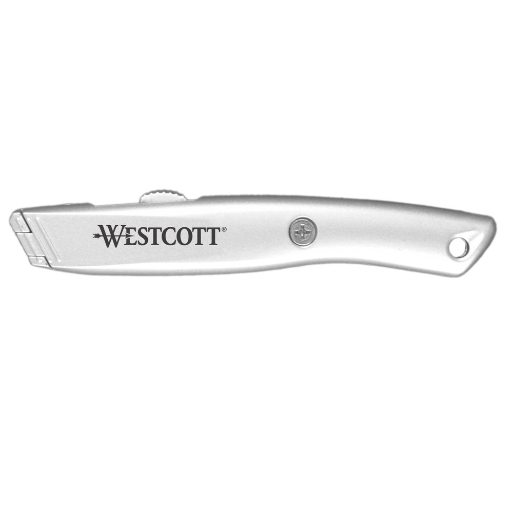 Aluminum Safety Cutter with Ceramic Blade Silver