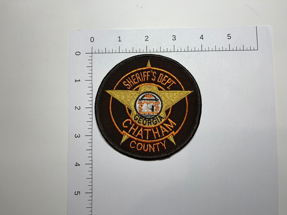 Chatham County Georgia Sheriff's Department Patch - New and Authentic