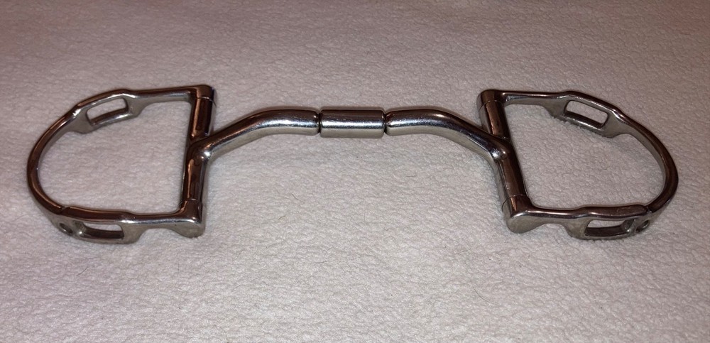 Myler SS D-Ring Comfort Snaffle Bit with Hooks-5"