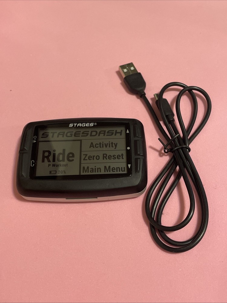 Stages Dash SDL1 Cycling Computer GPS / ANT+ Bluetooth W/ CHARGING CABLE
