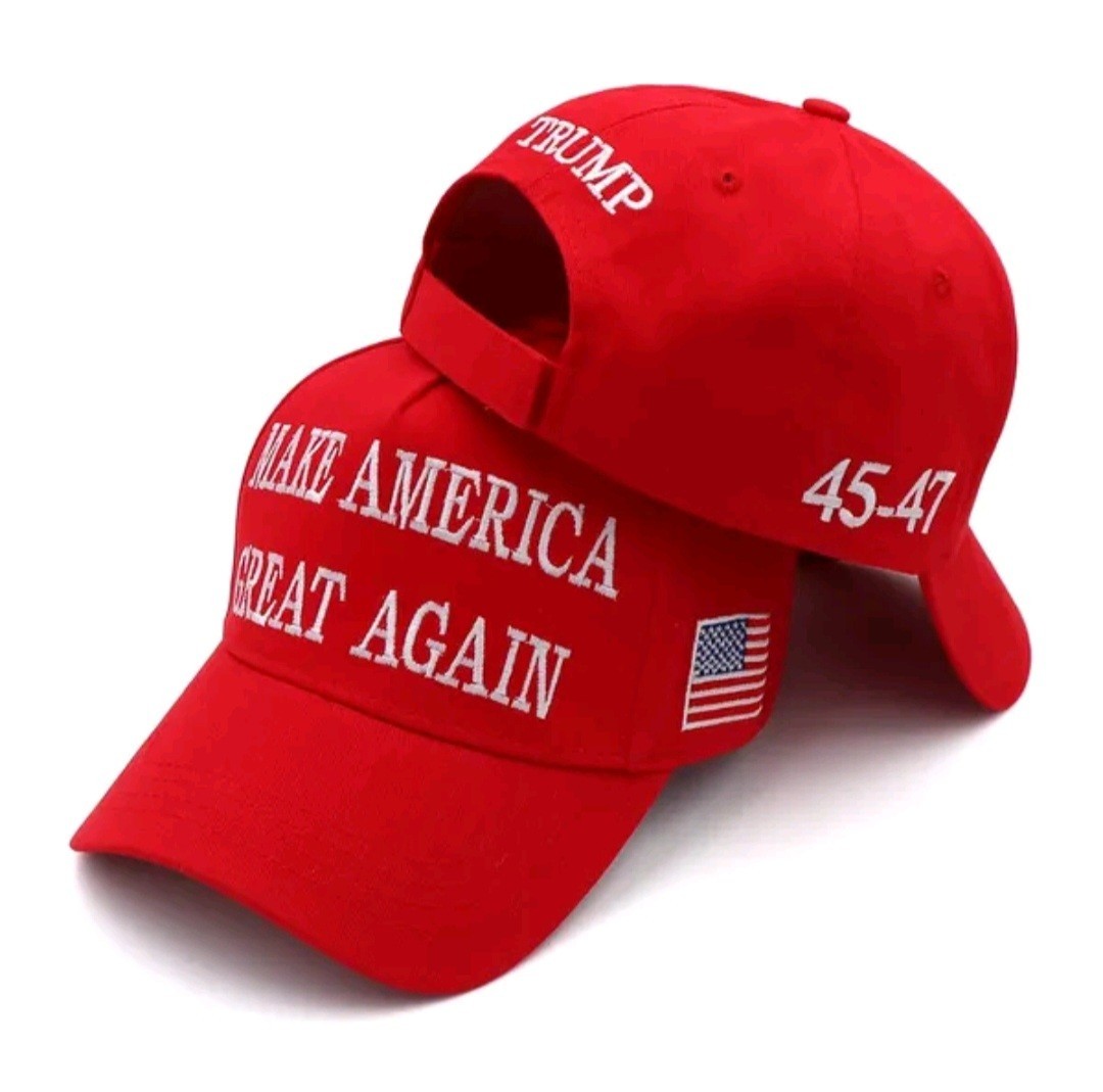 President Donald Trump 45-47 Hat Make America Great Again MAGA Red