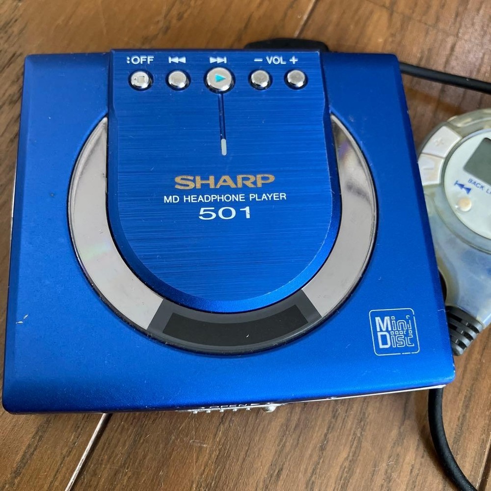 Sharp Portable MD Player MD-ST501-A Untested