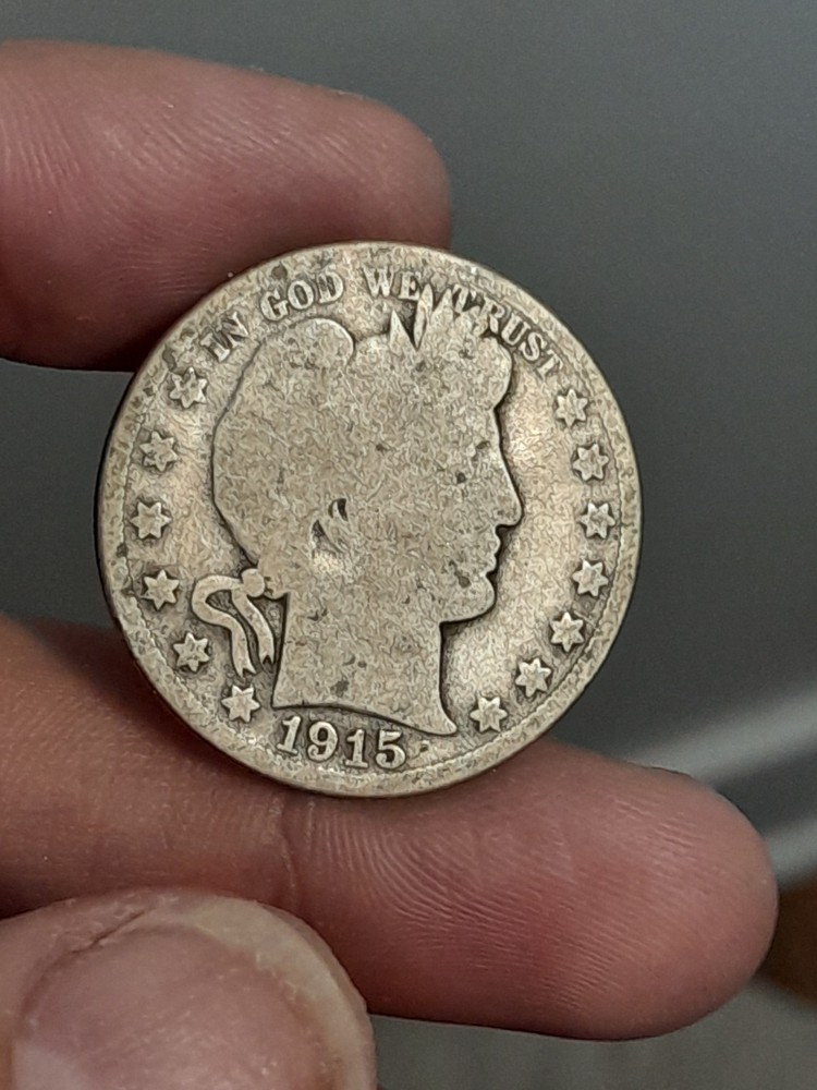 1915- D Barber Half Dollar #21
