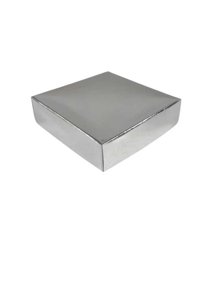 Silver Gift Boxes – Pack of 10, 2.75 Inch Square Packaging