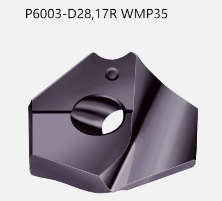 1 PCS  ORIGINAL  INSERTS    P6003-D28,17R WMP35