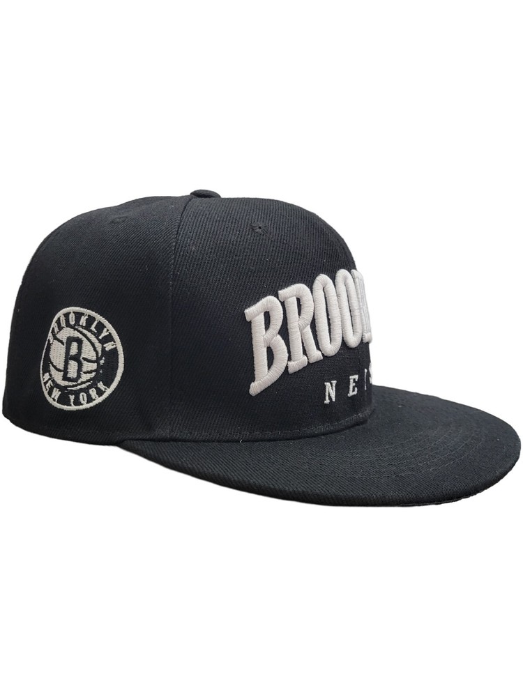 Brooklyn Nets Hat Snapback Adjustable Fit Cap Black Fast Ship