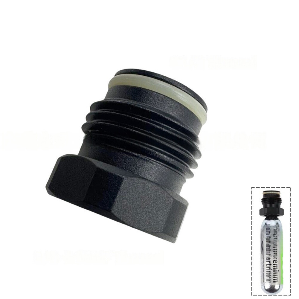 Co2 Threaded Cylinder 3/8-24UNF Thread to Tank Thread G1/2-14 Convert