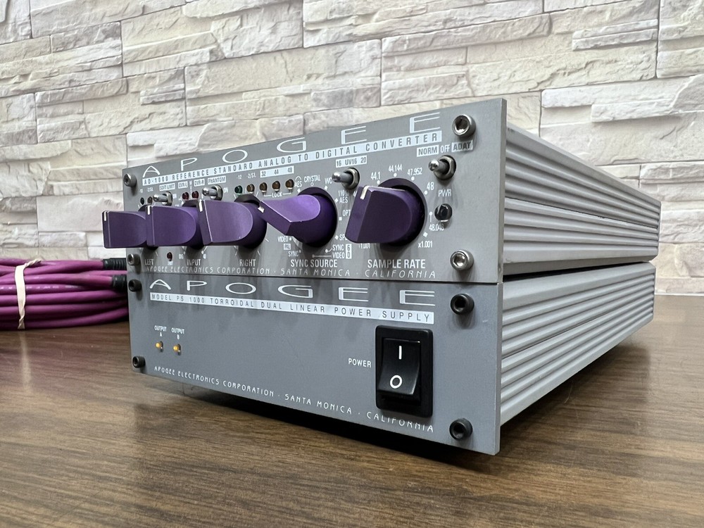 APOGEE AD-1000 REFERENCE STANDARD 20-BIT RESOLUTION AD CONVERTER W/ POWER SUPPLY