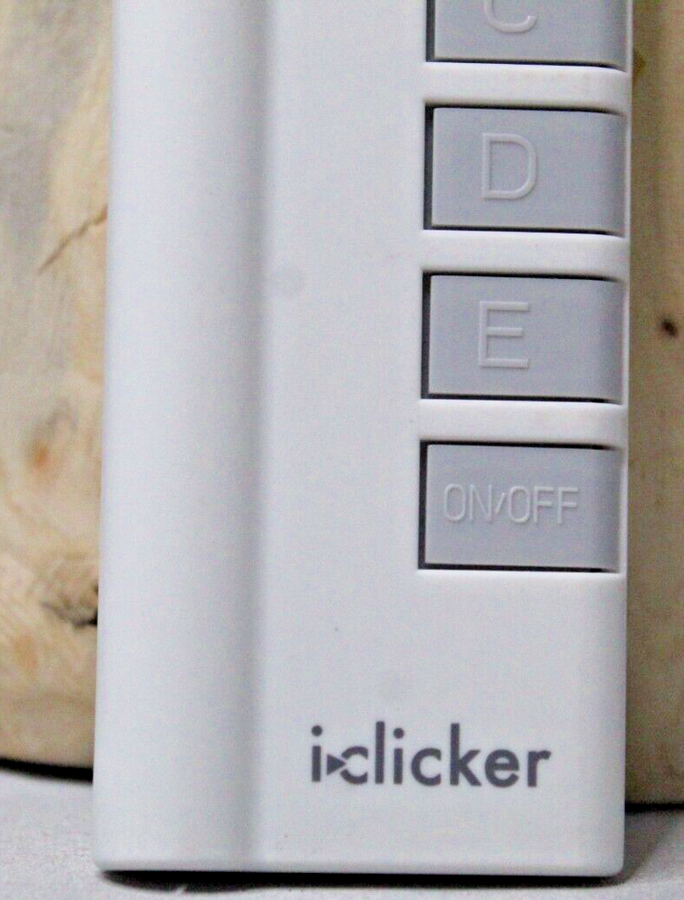 Iclicker 1st Generation Student Classroom Response Remote Radio Frequency