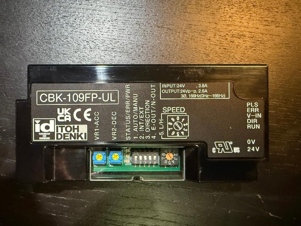 Itoh Denki CBK‑109FP‑UL Driver Card – 24 VDC