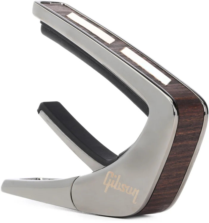 Thalia Gibson Officially Licensed Capo - Black Chrome with Split Parallelogram