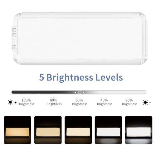 RV LED Interior Light 1500 Lumen 16.5" x 6.3", Thin 12Volt Ceiling White