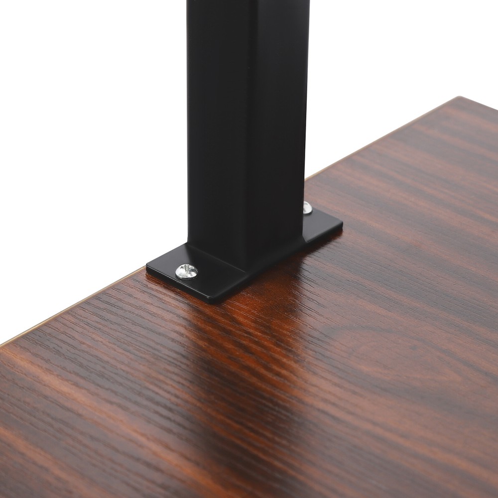 Wall Mount Writing Table Space-saving Desk With Storage Bookshelf Floating Shelf