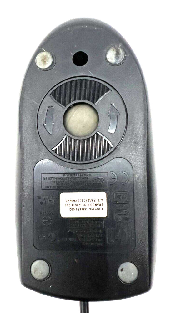 HP 334684-002 PS/2 2-BUTTON SCROLL WIRED MOUSE