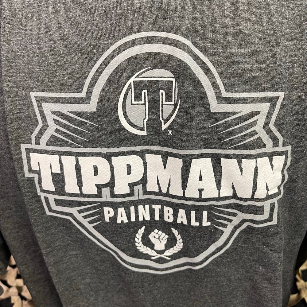 NEW Tippmann Glory Hooded Sweatshirt - Charcoal - Medium