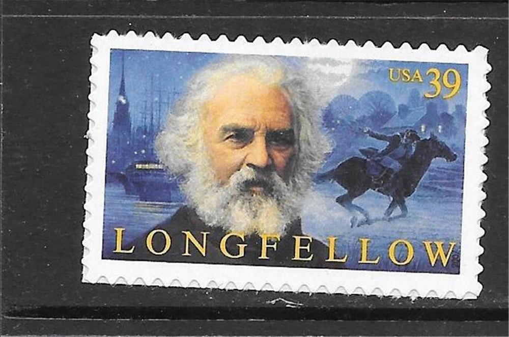 T&G STAMPS - Scott 4124 39c Longfellow MNH OG