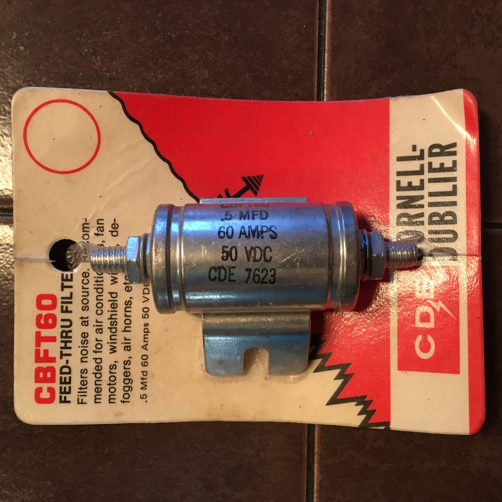 CBFT60 Filter, noise .5uf 60amp, Cornell Dubilier