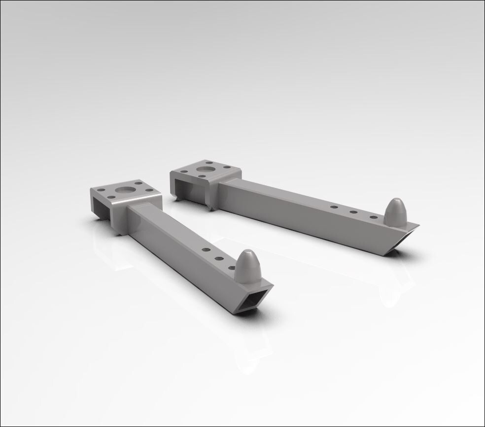 1:25 Lakewood Style Traction Bars. 3d printed