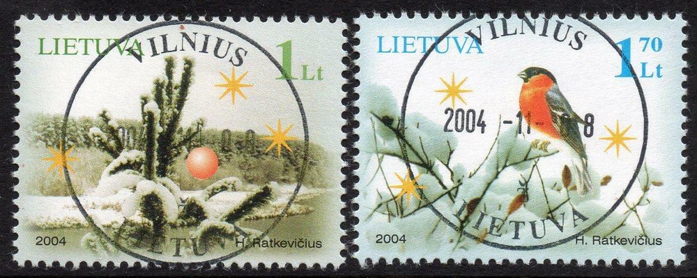 LITHUANIA USED/CTO 2004 Christmas