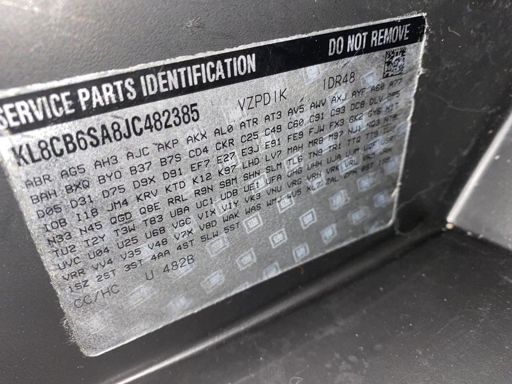 Complete Console Front Floor Without Keyless Ignition Fits 16-22 SPARK 1016115