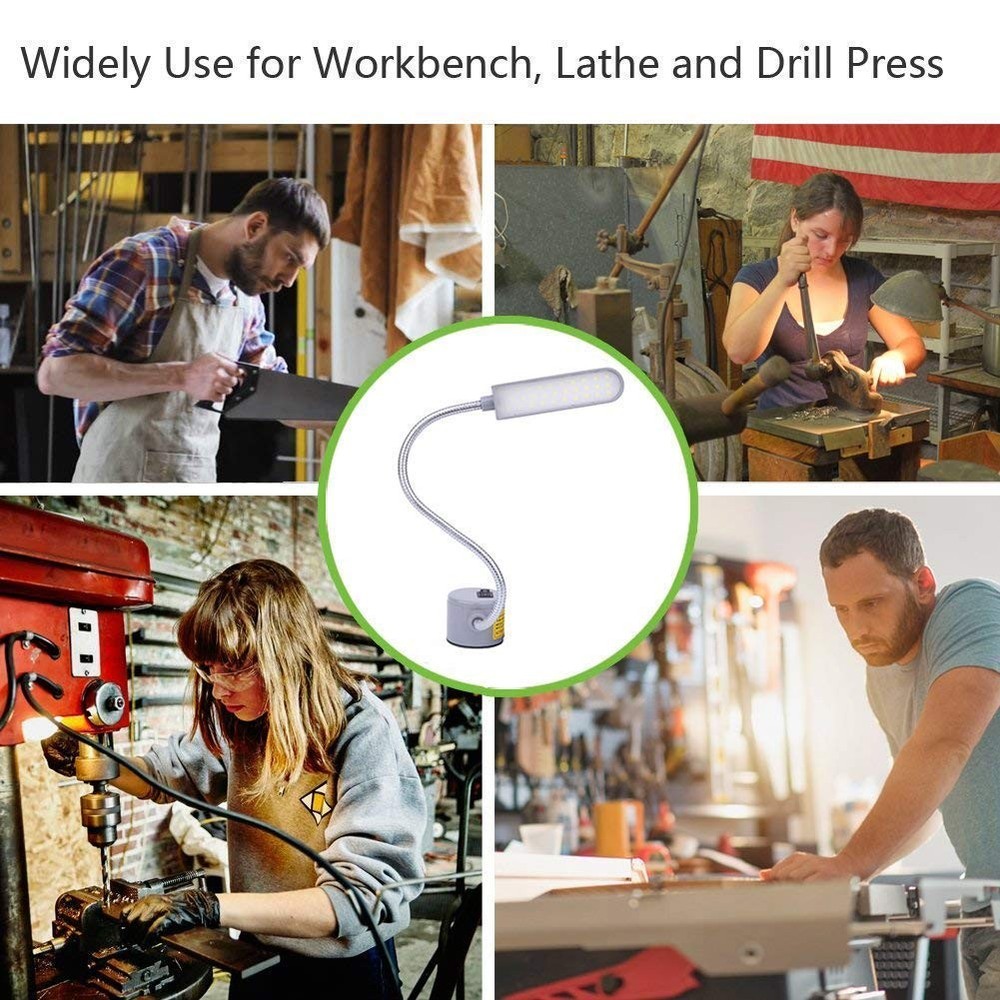 EVISWIY Sewing Machine Light LED Lighting (30LEDs) 6 Watt Silver, Silver