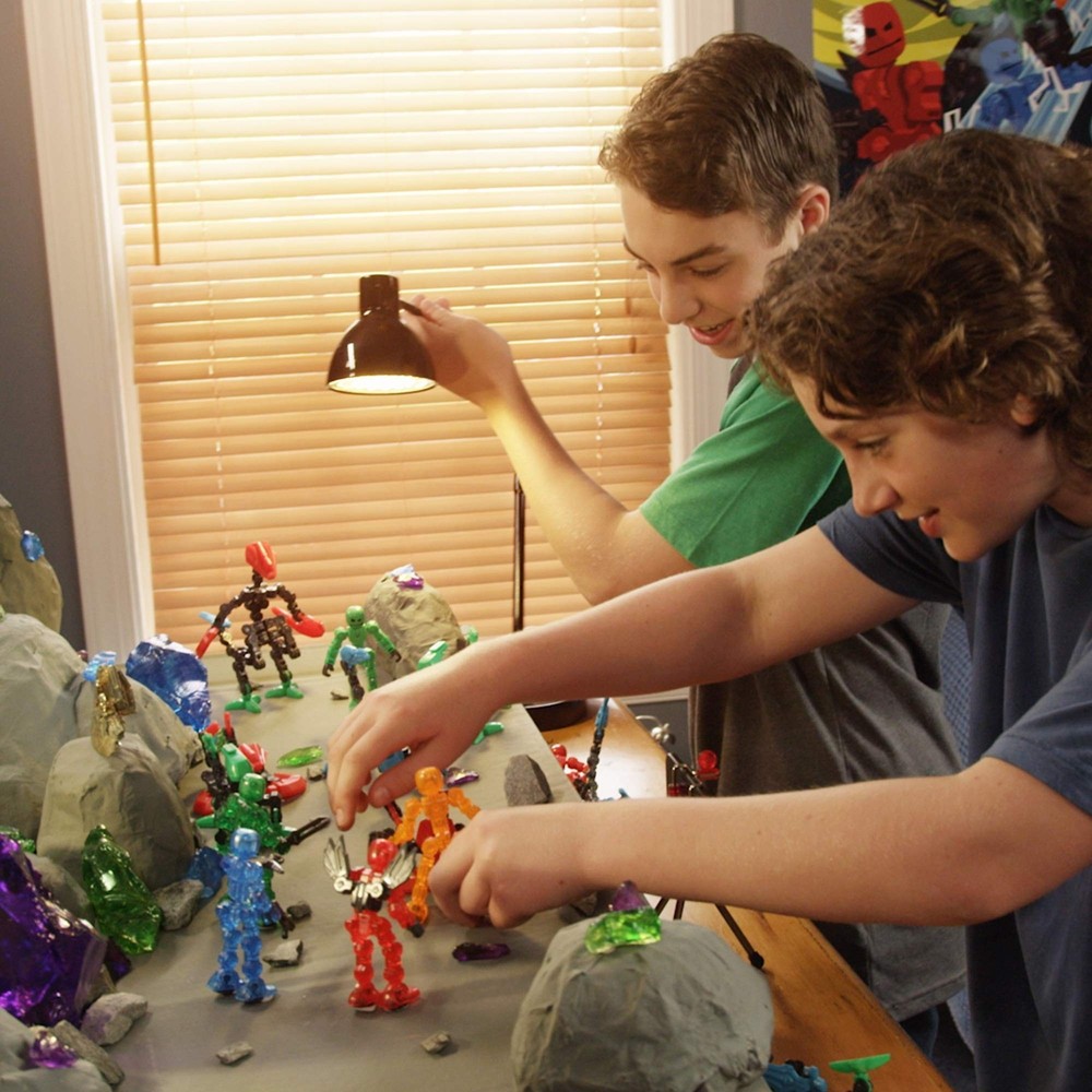 Zing Klikbot Zanimation Studio - Includes 2 Klikbots, Phone Stand/Holder and ...