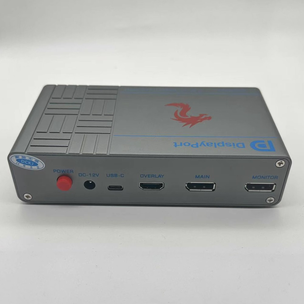 Adaptive 4K CapDMA Video Processor Overlay Box HDMI-Compatible DMA Fuser