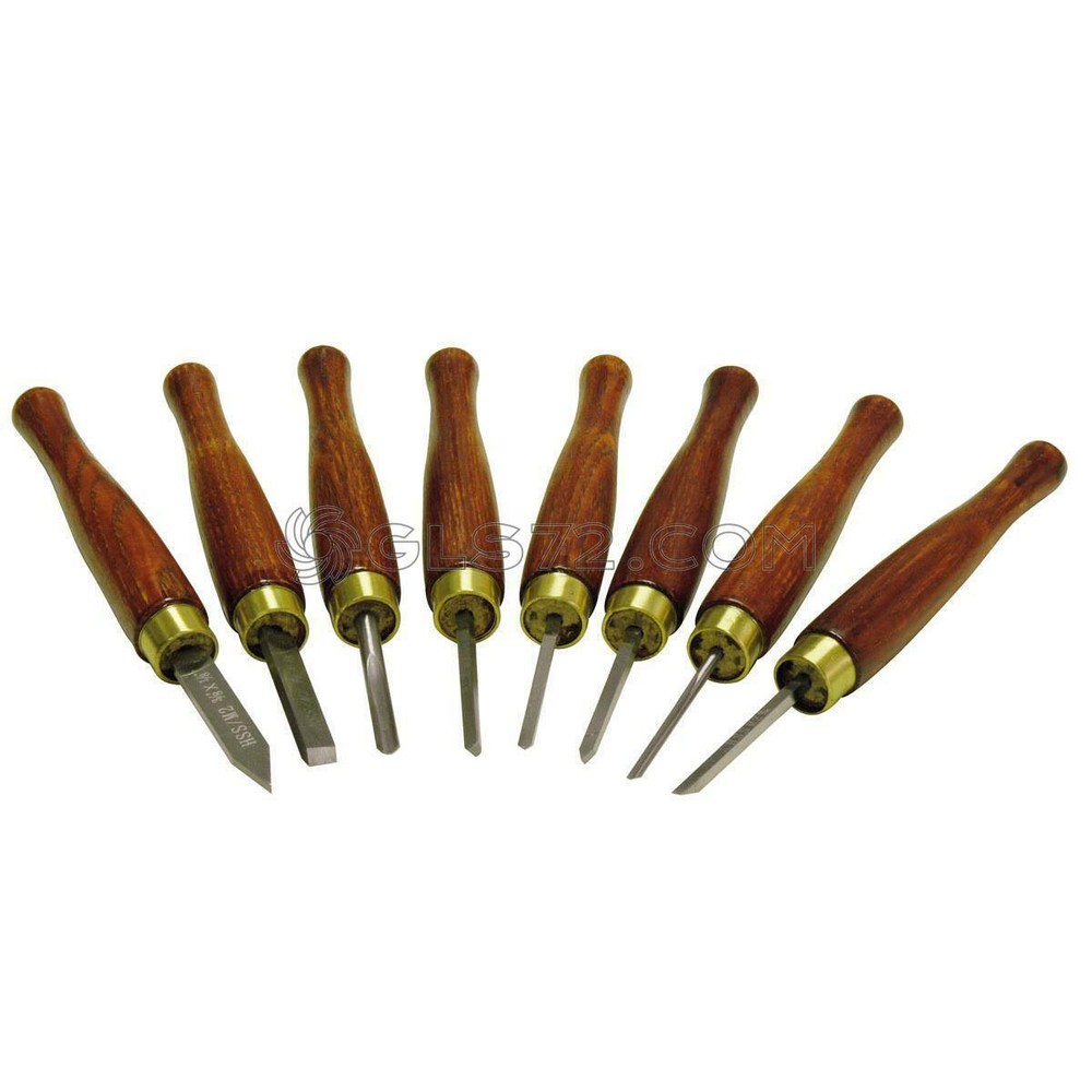 WOOD MICRO CHISEL SET 8 PCS MIXED CARPENTER LATHE HOLZMANN HM8TLG