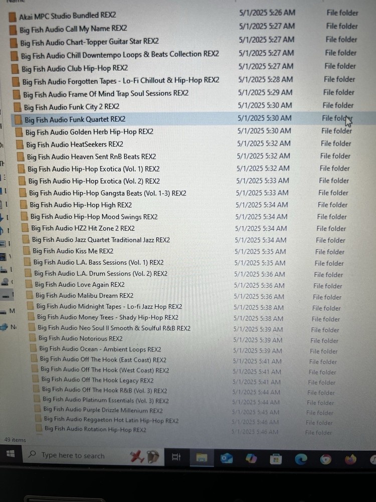 REX2 Sample Library - 31 GB’s Total Sound Content! 49 Libraries!