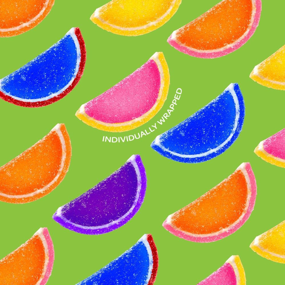 Fruit Slices - 2 Pound Bulk Pack - 60 Count - Jelly Candy - Assorted Flavors