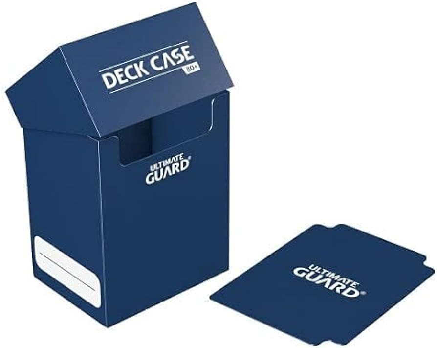 ULTUGD010249 Ultimate Guard Deck Case: 80+ Blue