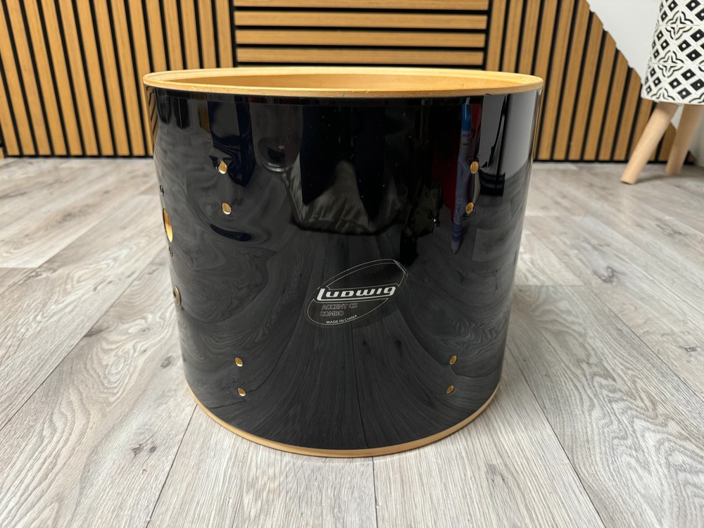 Ludwig Accent CS Tom Drum Shell 12”x10” Bare Wood #OW35