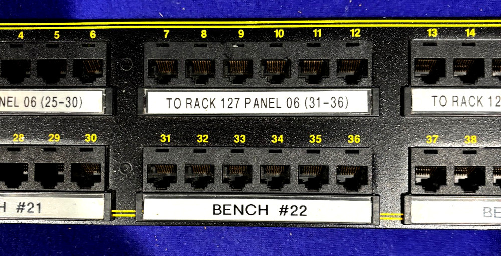 ORTRONICS 2U CAT 5E 48 Port Rack Mount Panel