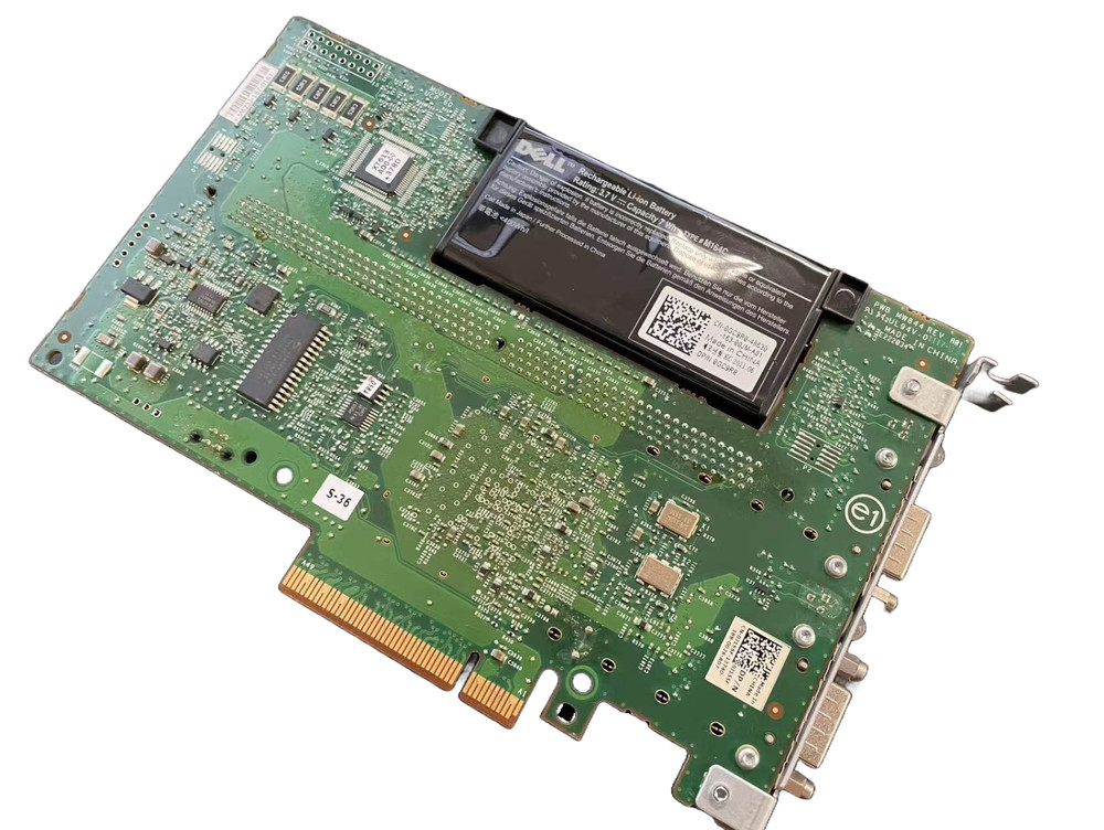 DELL J155F - PERC 6/E PCI-E SAS RAID CONTROLLER WITH 512MB BATTERY