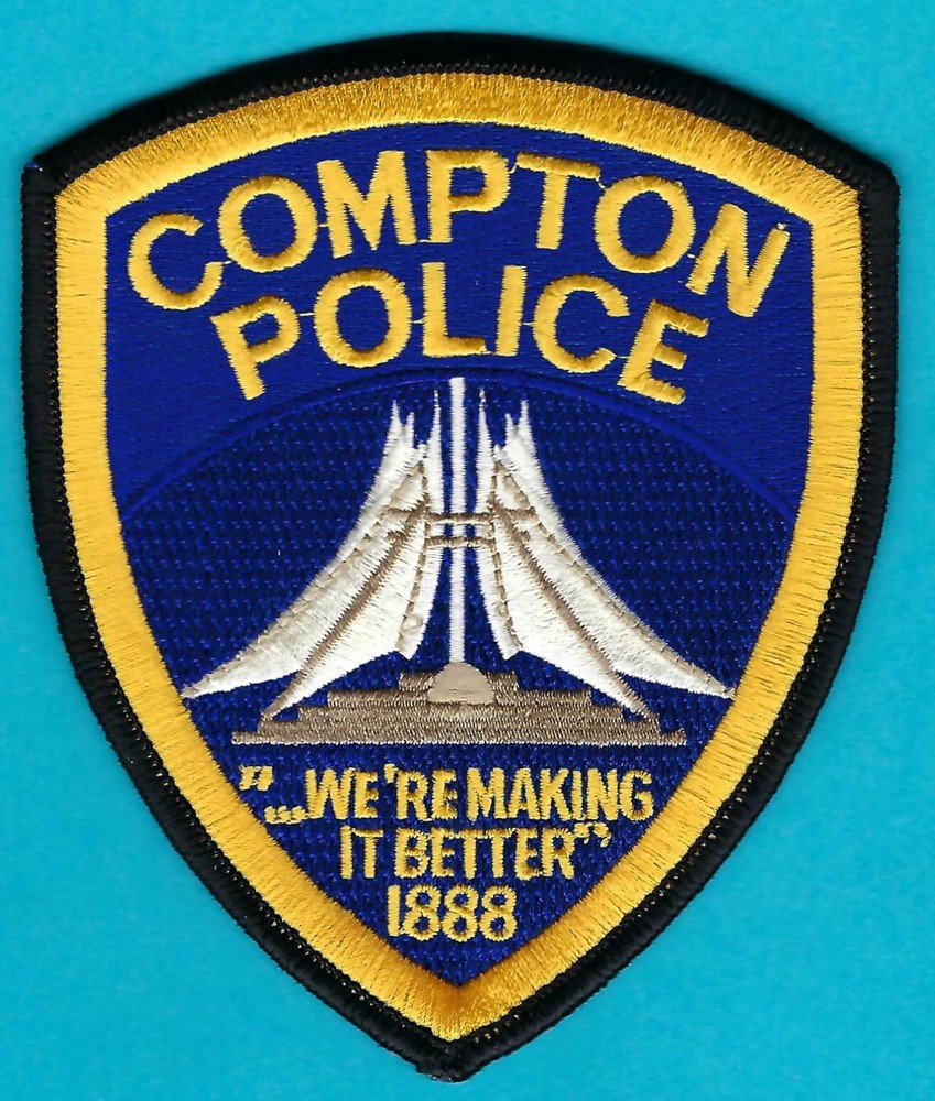 COMPTON CALIFORNIA POLICE SHOULDER PATCH