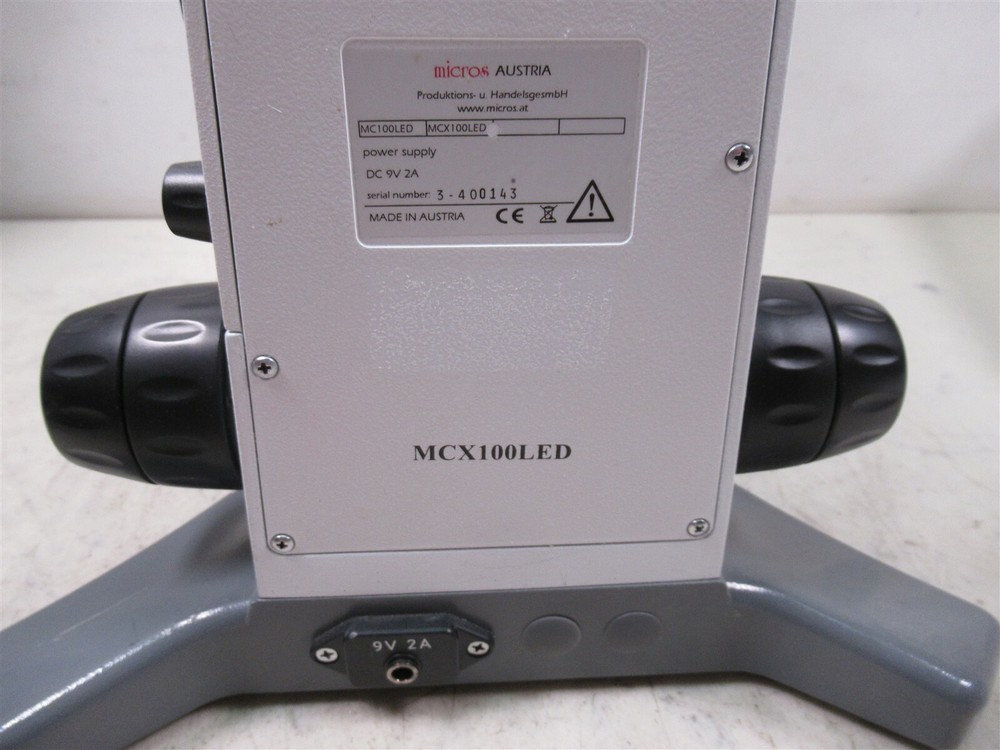 Micros Austria MCX100LED Daffodil Microscope Binocular 3 Objectives & Eyepieces