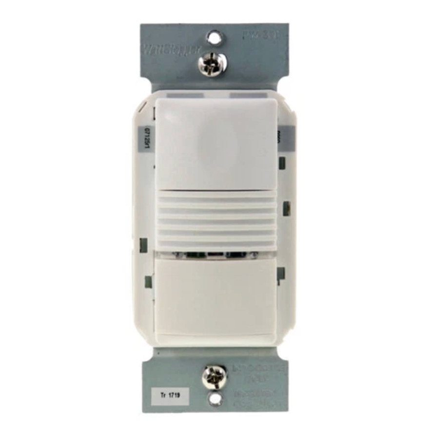 WattStopper PW-301-W Passive Infrared (PIR) Wall Switch Sensor WHITE