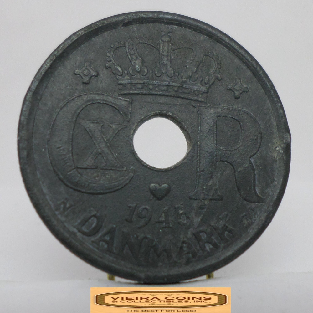 1945 Denmark 25 Ore - #C58129NQ