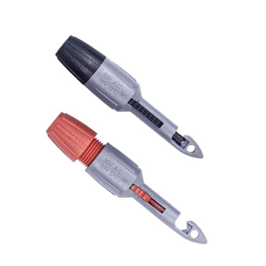 Insulation Piercing Clips Set Heavy Duty 2 Pcs Wire Piercing Probe for 4mm Plug