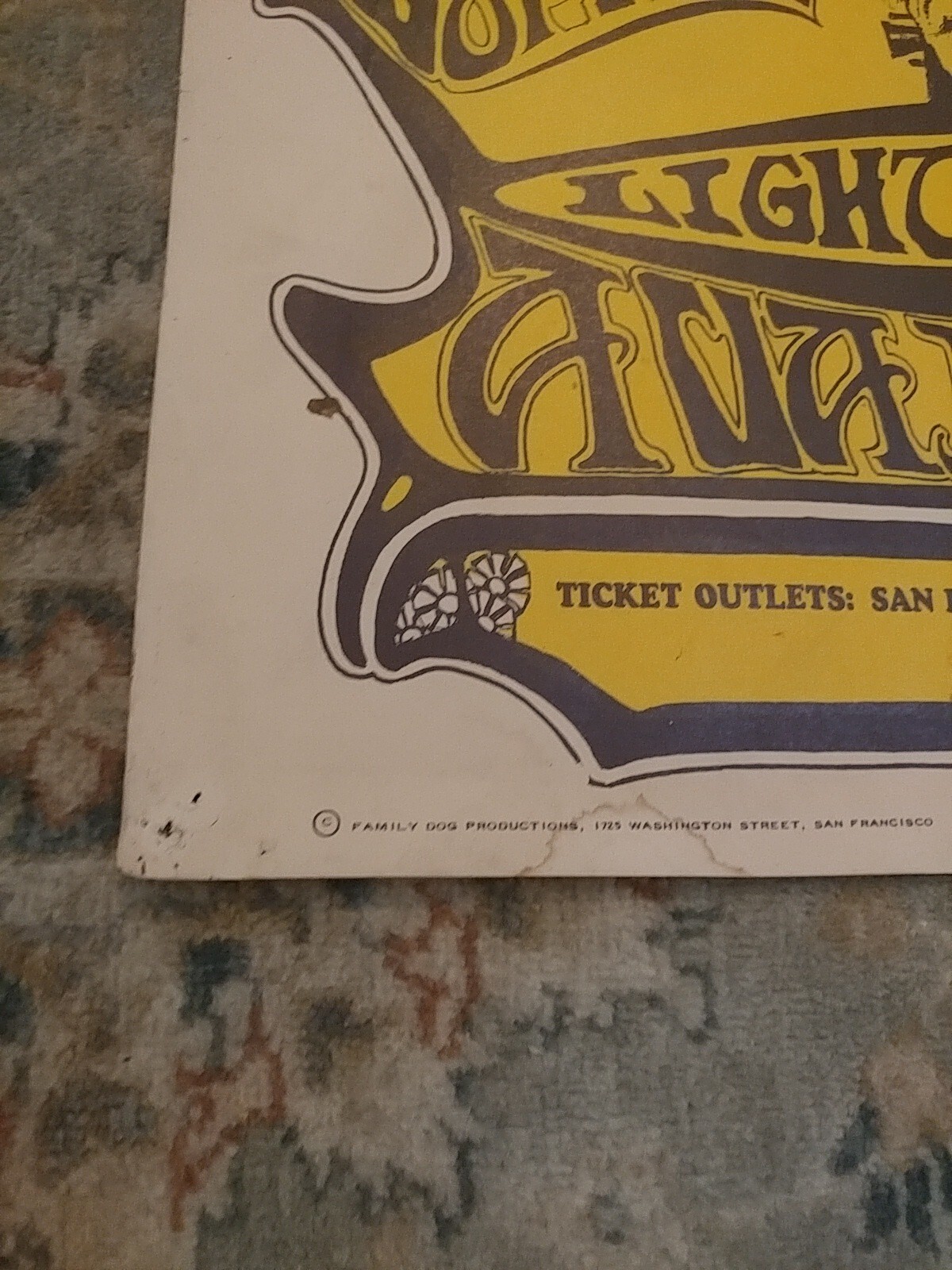 FD022 FAMILY DOG Poster GRATEFUL DEAD Sopwith Camel AVALON Mouse