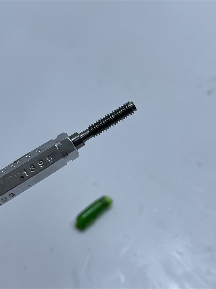 Hemco .1428 .1399 GO NO GO Set Plug Threaded Gage 8-32 NC-2A
