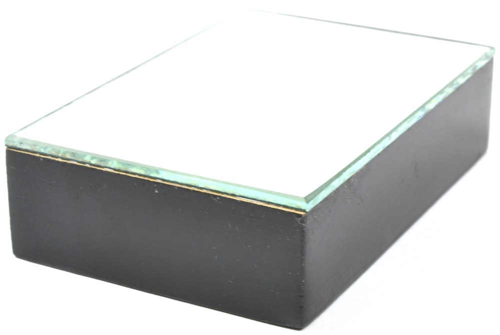 Mounted Glass Plane Mirror - 75 x 50mm - Eisco Labs