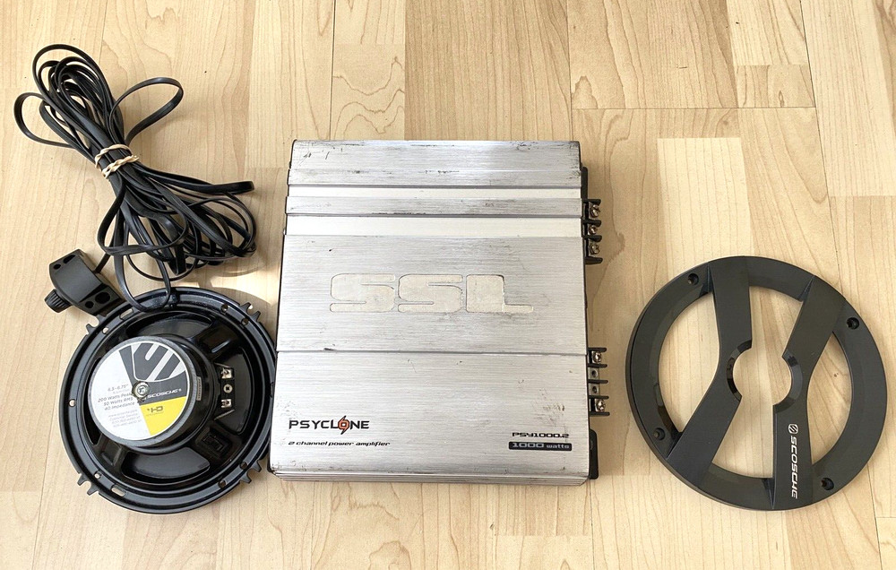 Psyclone Amplifier Amp 2 Channel  SSL PSY1000.2 1000 Watts