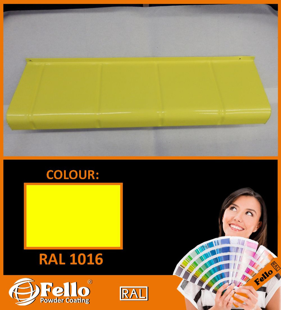 FELLO powder coating - RAL 1016 SULFUR YELLOW 5KG POLYESTER