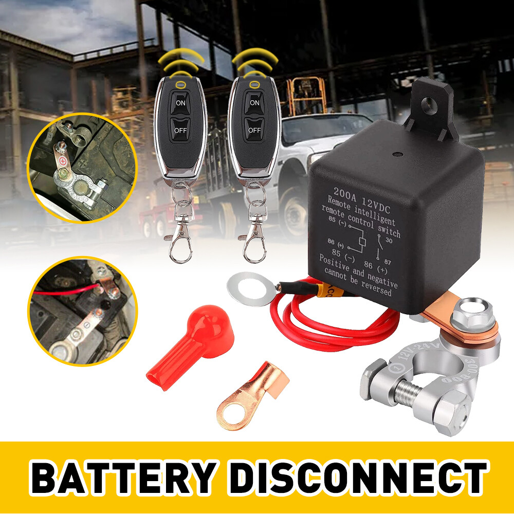Car Remote Control Battery Switch Power Cut Kill Off Master Disconnect Isolator