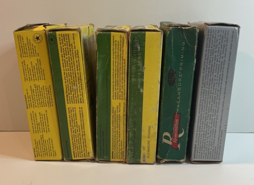 30-06 EMPTY Ammo Boxes With Inserts 9 Boxes Remington Winchester