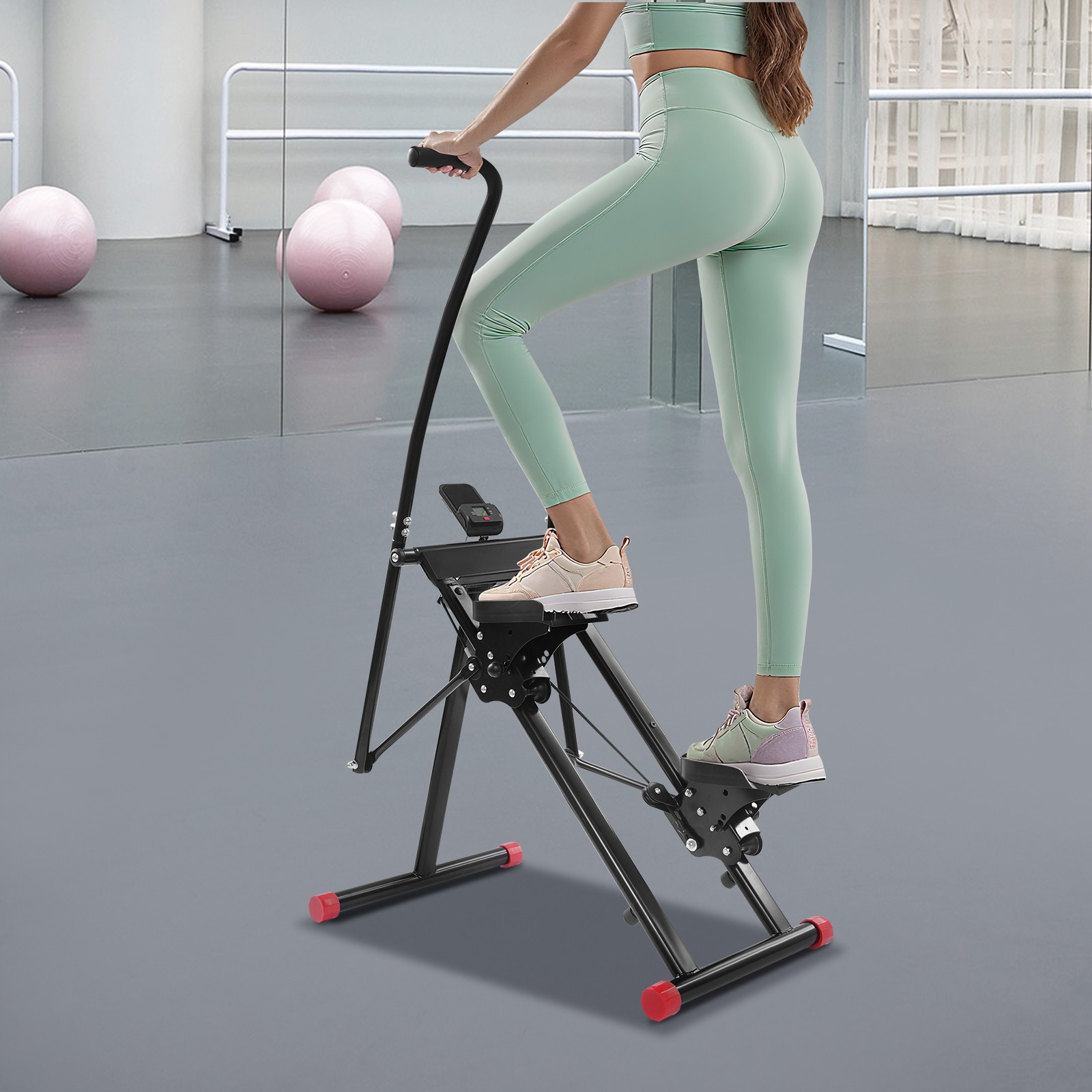 Stair Stepper Vertical Exercising Climber Full-Body Workout for Home Gym Use